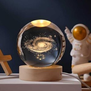 3d Crystal Lamp Ball (Assorted Design)