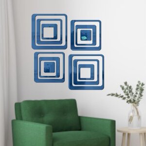 3d Acrylic Mirror Wall Sticker Decoration