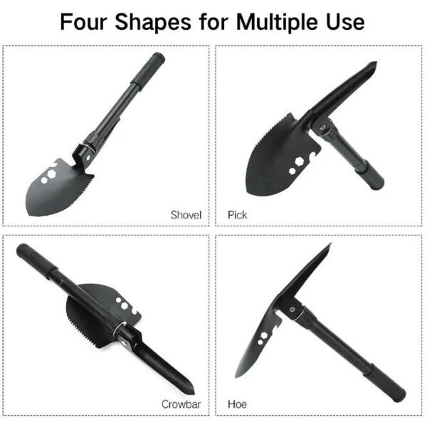 Portable Foldable Shovel And Hewing Multifunctional Tools - Image 4