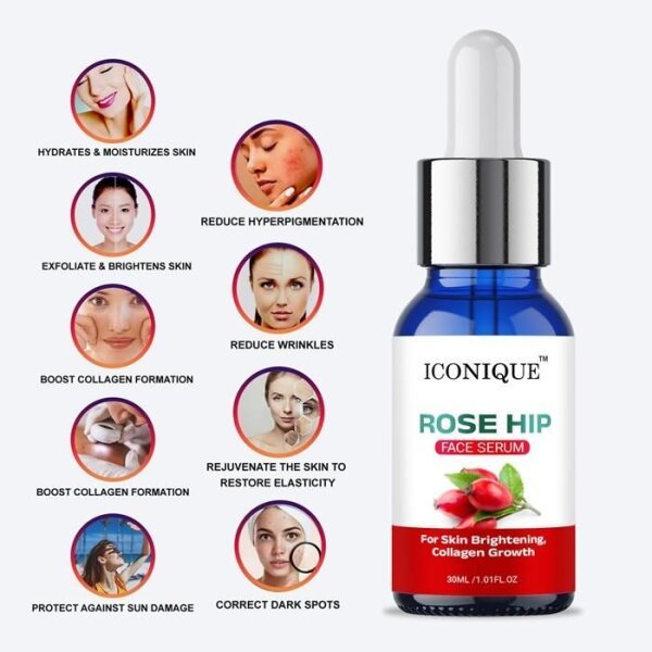 Rose Hip Face Serum 30ml - Image 2