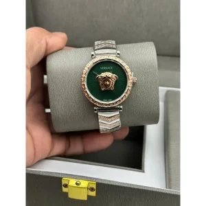 Versace Watch Rose Gold Green For Women (SW206)