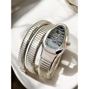 Bvlgari Watch Snake Darcy Diamond Silver For Women (SW417)