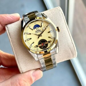 Omega Watch Automatic 2 Tone Gold For Men