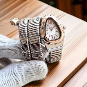 Bvlgari Watch Copper White Dial For Women (SW223)