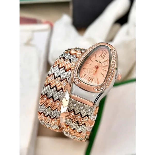 Bvlgari Watch Serpenti Spiga Rose Gold For Women (SW427)