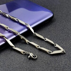 Glowing Silver Plated Chain