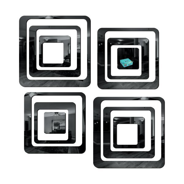 3D Acrylic Mirror Wall Sticker Decoration - Image 2