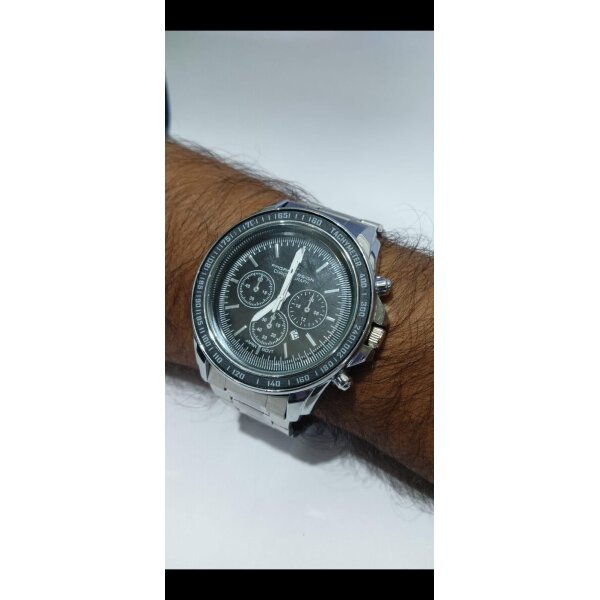 BD Men Silver Stainless Steel Strap Watch - Image 3