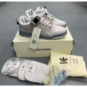Adidas Bad Bunny Forum Grey Shoes For Women (SUP936)