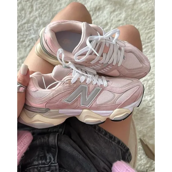 New Balance 9060 Pink Grey Shoes For Women (SUP937)