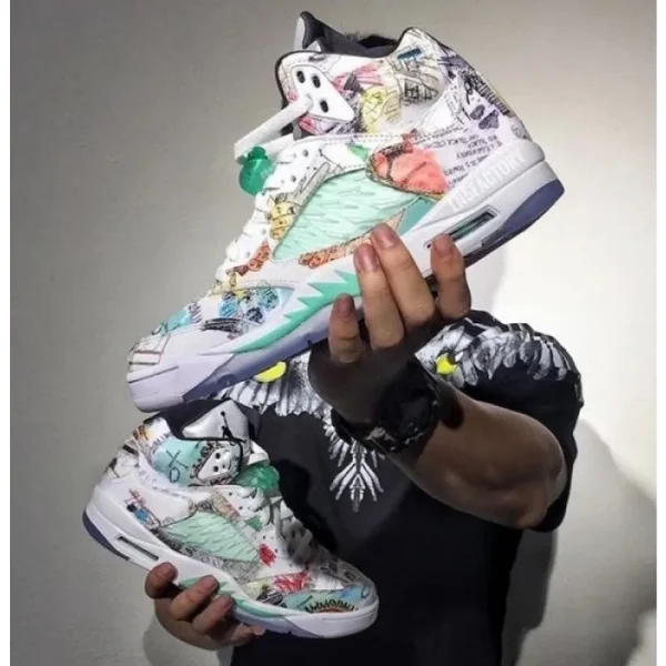 Air Jordan Retro 5 Wings Shoes For Men (SUP895) - Image 3