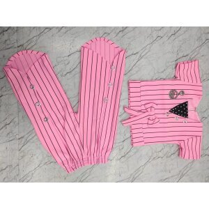 Kids Printed Dungarees