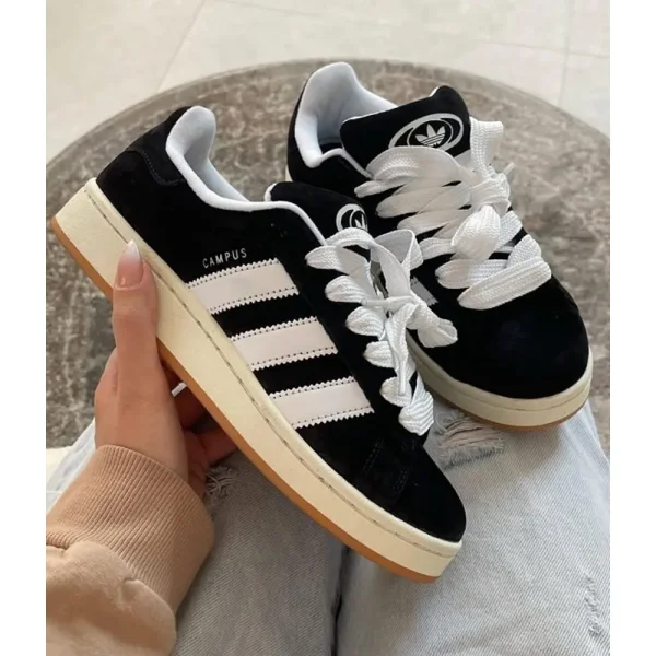 Adidas Campus 00s Black White Shoes For Women (SUP919) - Image 2