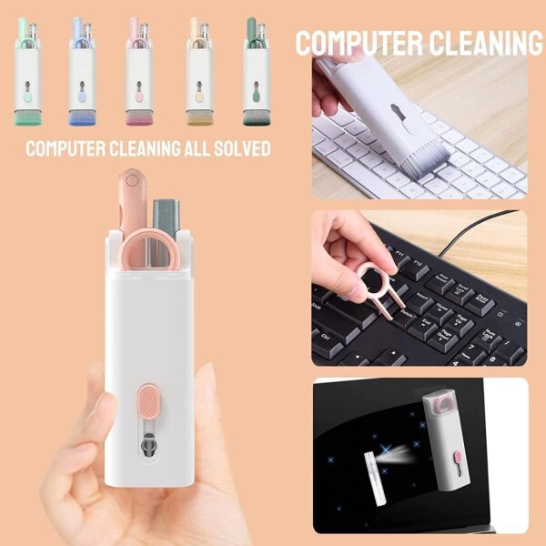 7-in-1 Electronics Cleaner Kit Keyboard Cleaner kit, Portable Multifunctional Cleaning Tools - Image 2