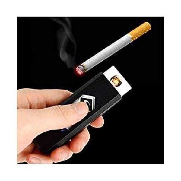 USB Lighter Electronic USB Windproof Rechargeable Cigarette Lighter - Image 3