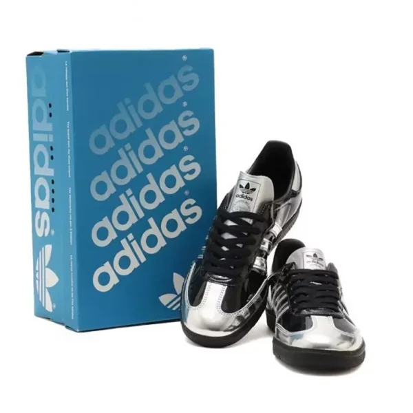 Adidas Samba X Atmos Tuxedo Silver Shoes For Men (SUP822) - Image 2