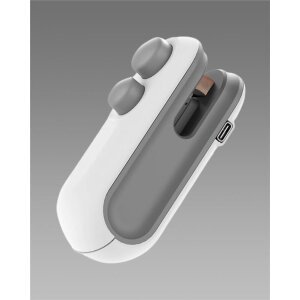 Portable Mini Sealing Machine 2 in 1 USB Rechargeable Magnetic Bag Sealer Heat Seal with Cutter