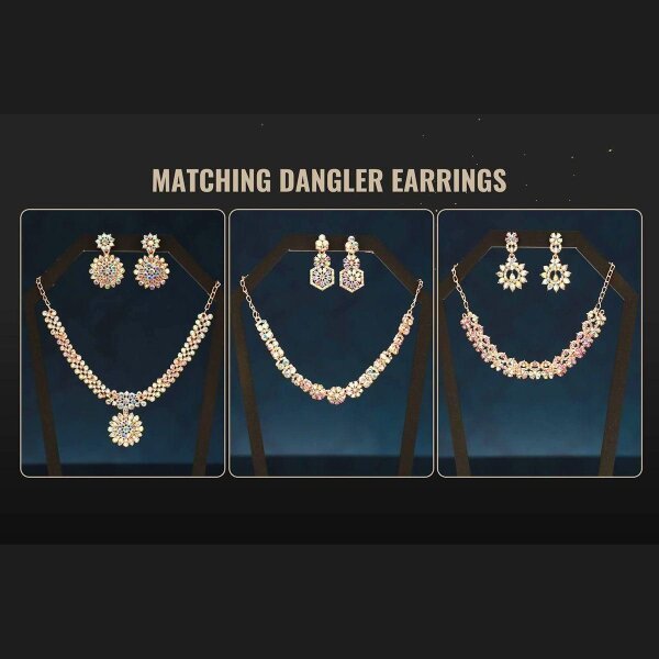 Austrian Diamond Jewellery Set (Set of 3) - Image 4