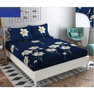 Kid Double Blue Bedsheet Set