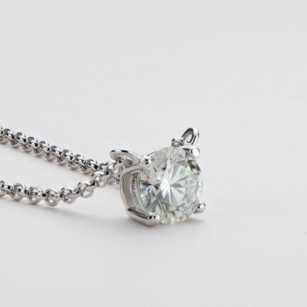 Weight Loss Stone Silver Necklace - Image 3