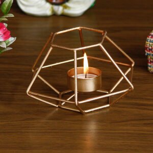 CraftIndia Decorative Handcrafted Metal Tea Light Holder