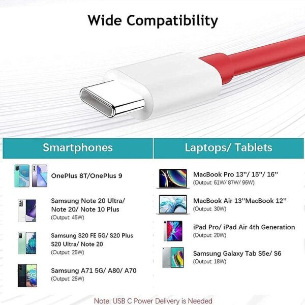 Vivacity Type C Data Cable For OnePlus 1 m - Image 2