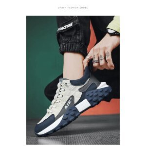 Mens Casual Shoes Thick Base Sneakers