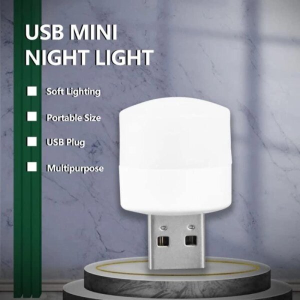 USB Night Lights LED Plug in White Buy 1 Get 2 Free - Image 3