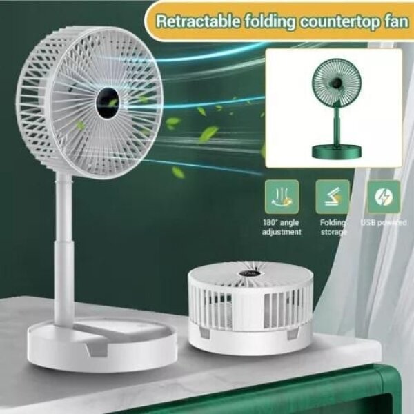 Powerful Rechargeable High Speed Table Desk Fan - Image 2