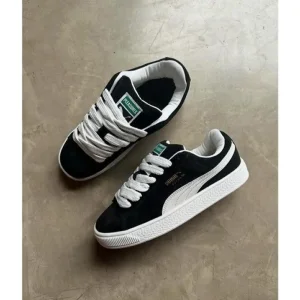 Puma Suede Xl White Black For Men (SUP834)
