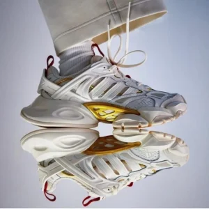 Adidas Runner White Gold Metallic Shoes For Men (BOT1214)
