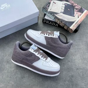 Nike Air Force 1 Low Custom Premier Lunar Eclipse Sneakers For Men (LAB882)
