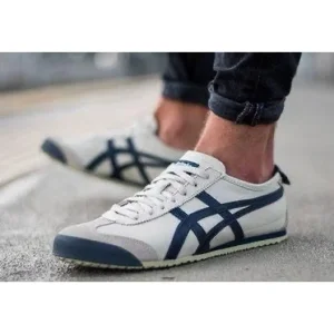 Onitsuka Tiger Mexico 66 Cream Navy Shoes For Women (BSF764)