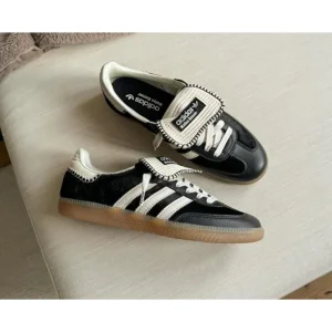 Wales Bonner X Adidas Samba Pony Black Shoes For Women (BSF786)