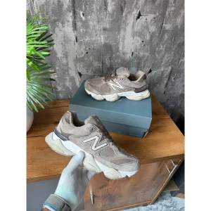 Stylish New Balance 9060 Mushroom Brown Shoes For Men (LAB1070)