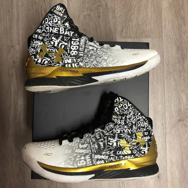 Premium Under Armour Curry 1 Retro Back To Back Shoes For Men (BOT2242)