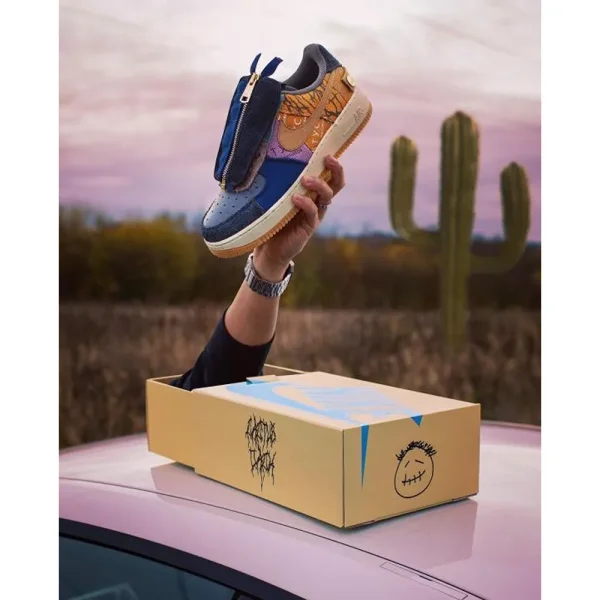 Travis Scott Cactus Jack X Airforce Shoes For Men (SUP2155) - Image 3
