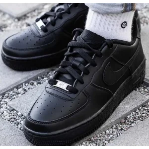 Nike Air Force Short Full Black Shoes For Men (SUP2233)