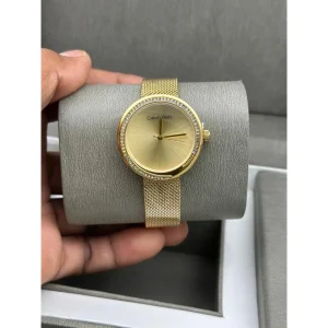 Calvin Klein Watch Rosegold CK D3 Gold For Women (SUP1871)