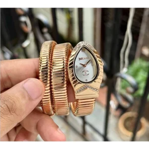 Just Cavalli Watch Rose Gold White For Women (SUP1885)