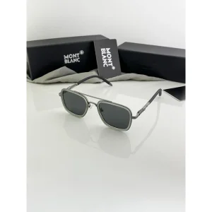 Mont Blanc Sunglasses Grey Black For Men (SUP2436)