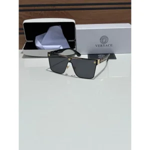 Versace Sunglasses Golden Black For Men (SUP2462)