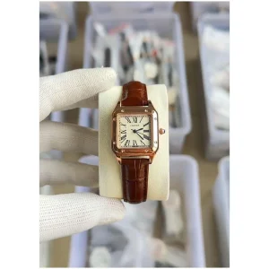 Cartier Santos Watch Dumont Brown-Copper-White For Women (SUP1934)
