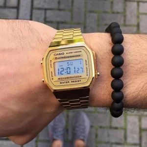 Casio Vintage Watch Illuminator Gold For Men (SUP2150)