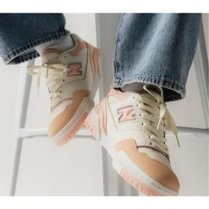 Imported New Balance 550 White Pink Shoes For Women (SUP3038)