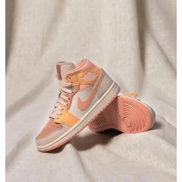Imported Nike Air Jordan 1 High Apricot Orange Shoes For Women (SUP3004)