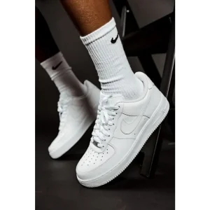Imported Nike Air Force 1 Low White Pure Leather Shoes For Women (SUP3116)