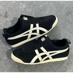 Imported Onitsuka Tiger Mexico 66 Suede Black Desert Shoes For Women (SUP3133)