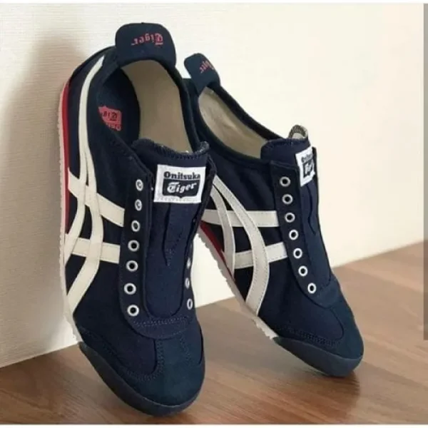 Imported Onitsuka Tiger Slip On Navy Blue Shoes For Women (SUP3028)