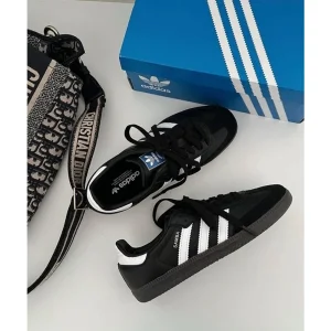 Imported Adidas Samba Black Shoes For Women (SUP3030)